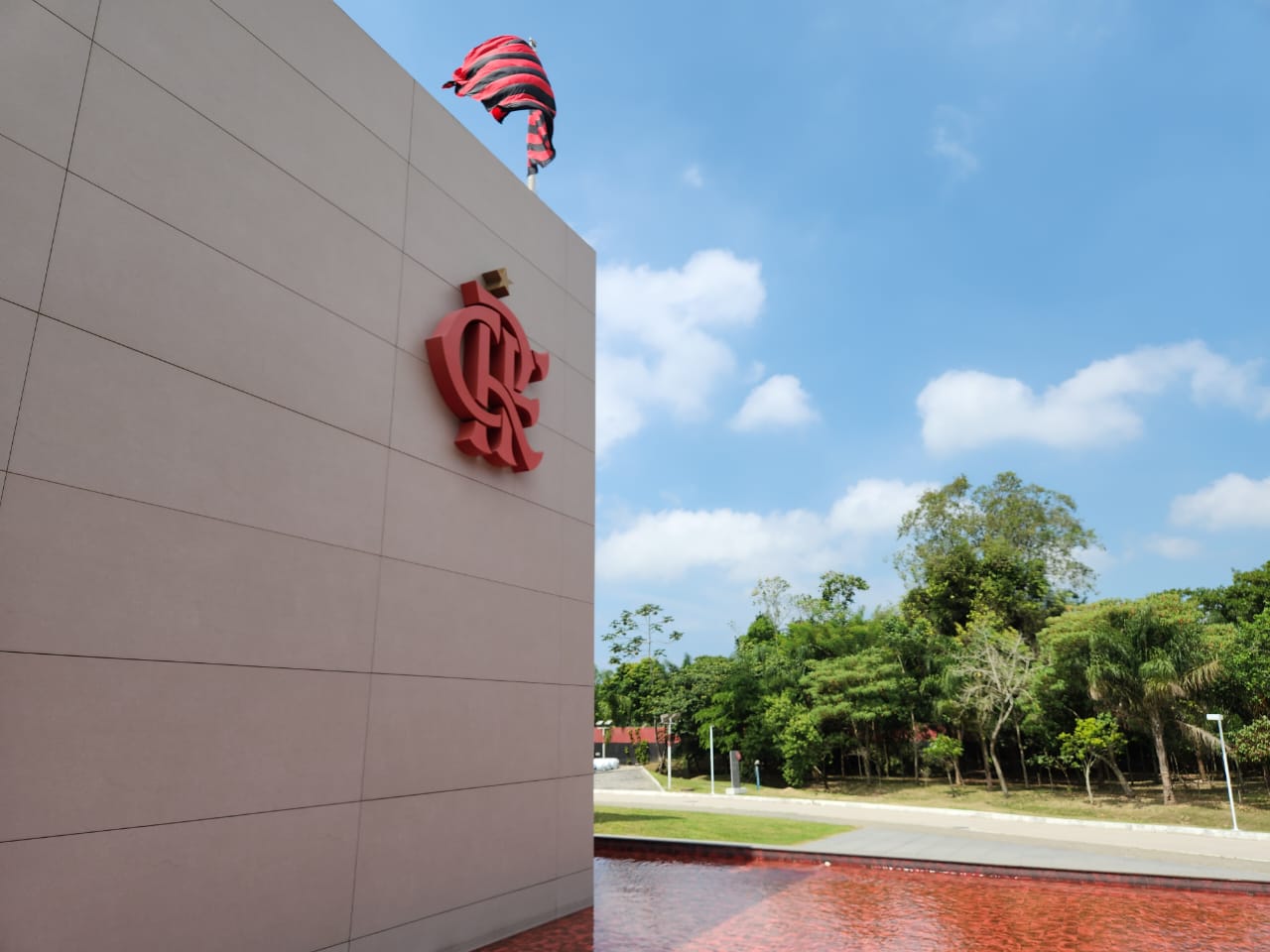 Centro de treinamento do Flamengo, no Rio de Janeiro Fonte: Diego Alarcon